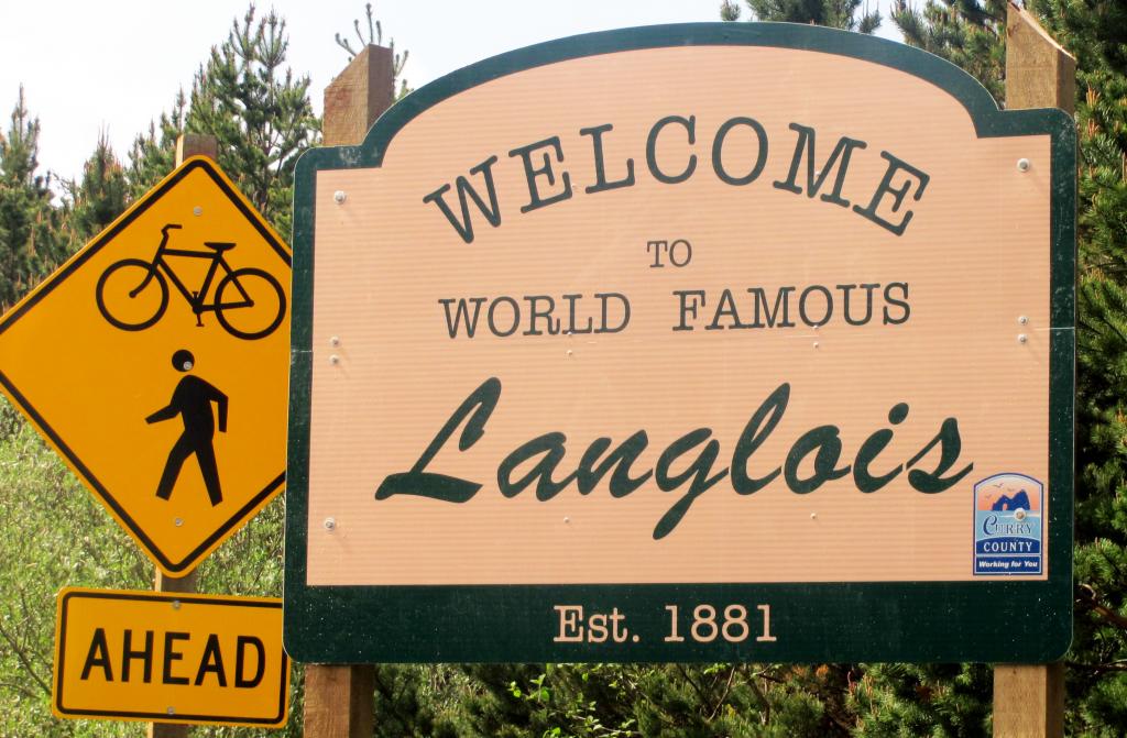 The World Famous Langlois Signs are UP! to World Famous